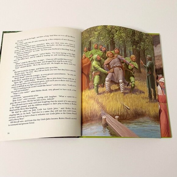 Vtg 1981 Robin Hood and His Merry Men Retold by Enid Blyton Collier - Picture 13 of 16